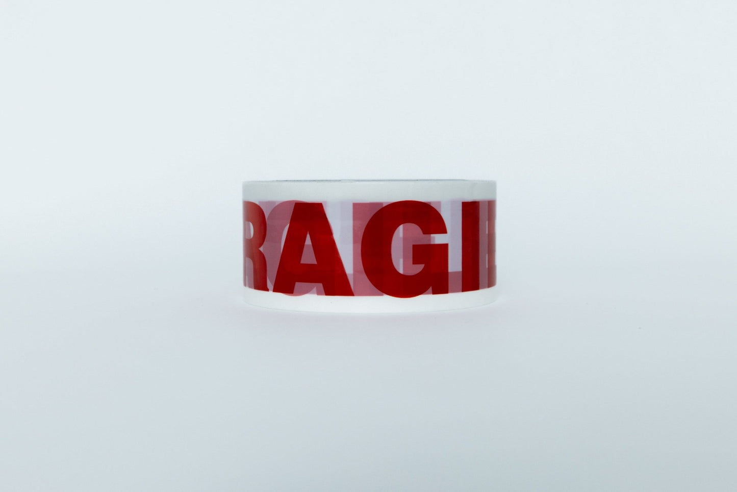 FRAGILE RED/WHITE WARNING TAPE 48mm x 66m