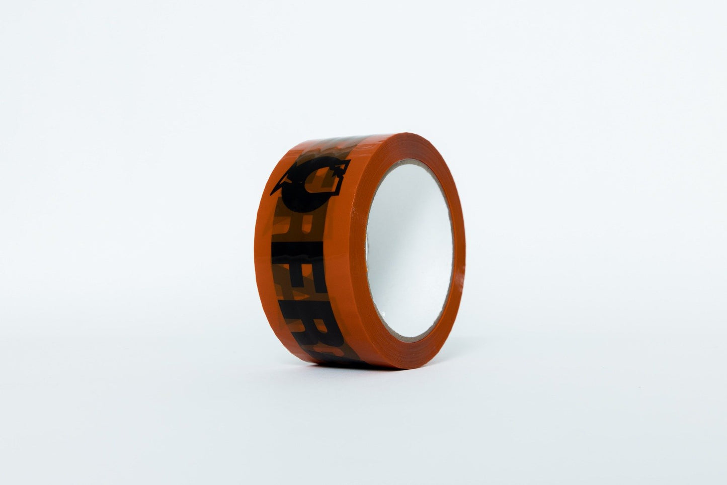FRAGILE BLACK / ORANGE WARNING TAPE 48mm x 66m
