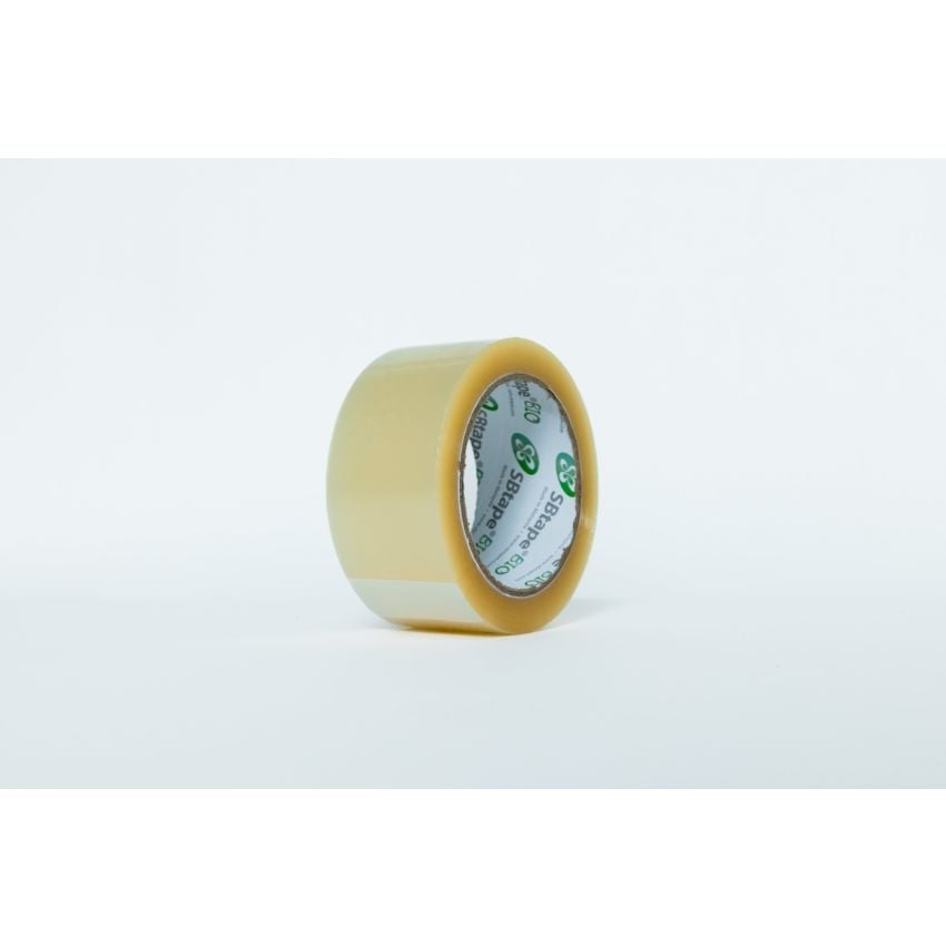 BIODEGRADABLE PREMIUM ACRYLIC PACKAGING TAPE 48mm x 75m - CLEAR