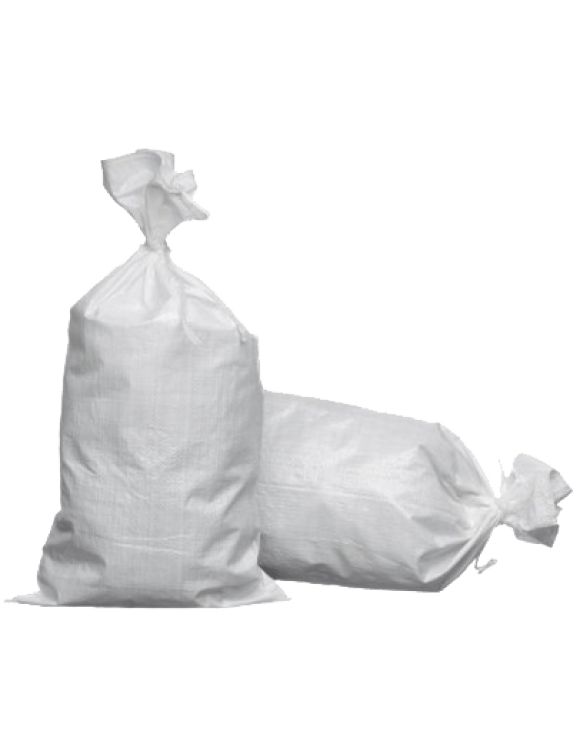 Woven Polypropylene - White Sandbags - 41 CM x 65 CM