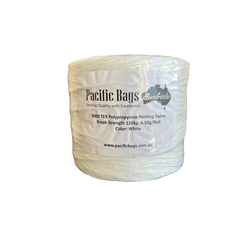 Poly Bale White Twine - 3000 TEX - Break Strength 120 KG Pack of 4 (Save 10%)