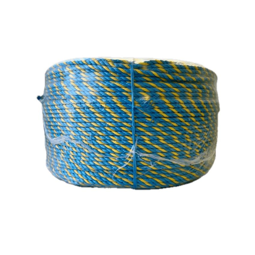 BLUE/YELLOW POLYPROPYLENE DANLINE ROPE 6MM X 400M