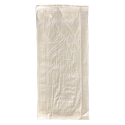Woven Polypropylene - White Laminated Bag - (38 CM + 12 CM) x 80 CM