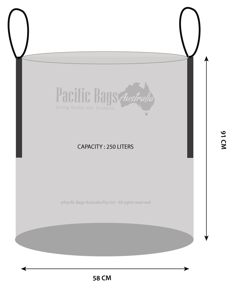 185 Litres - Woven Polypropylene - Multipurpose Heavy Duty Garden Recycling Handy Bag