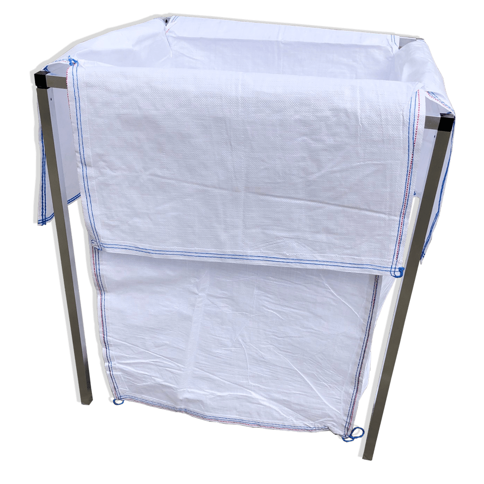 Garden Bag Full Set - 1 Aluminium Frame + 2 Garden Bag + 8 Hooks