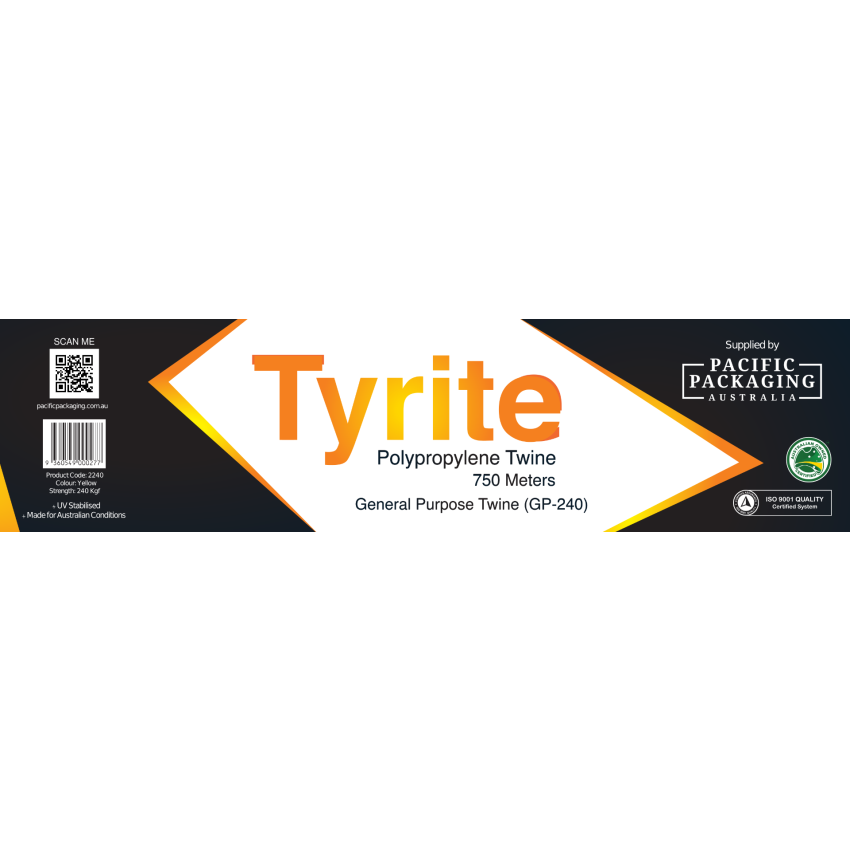 Poly Bale White Twine - 6000 TEX - Break Strength 240 KG