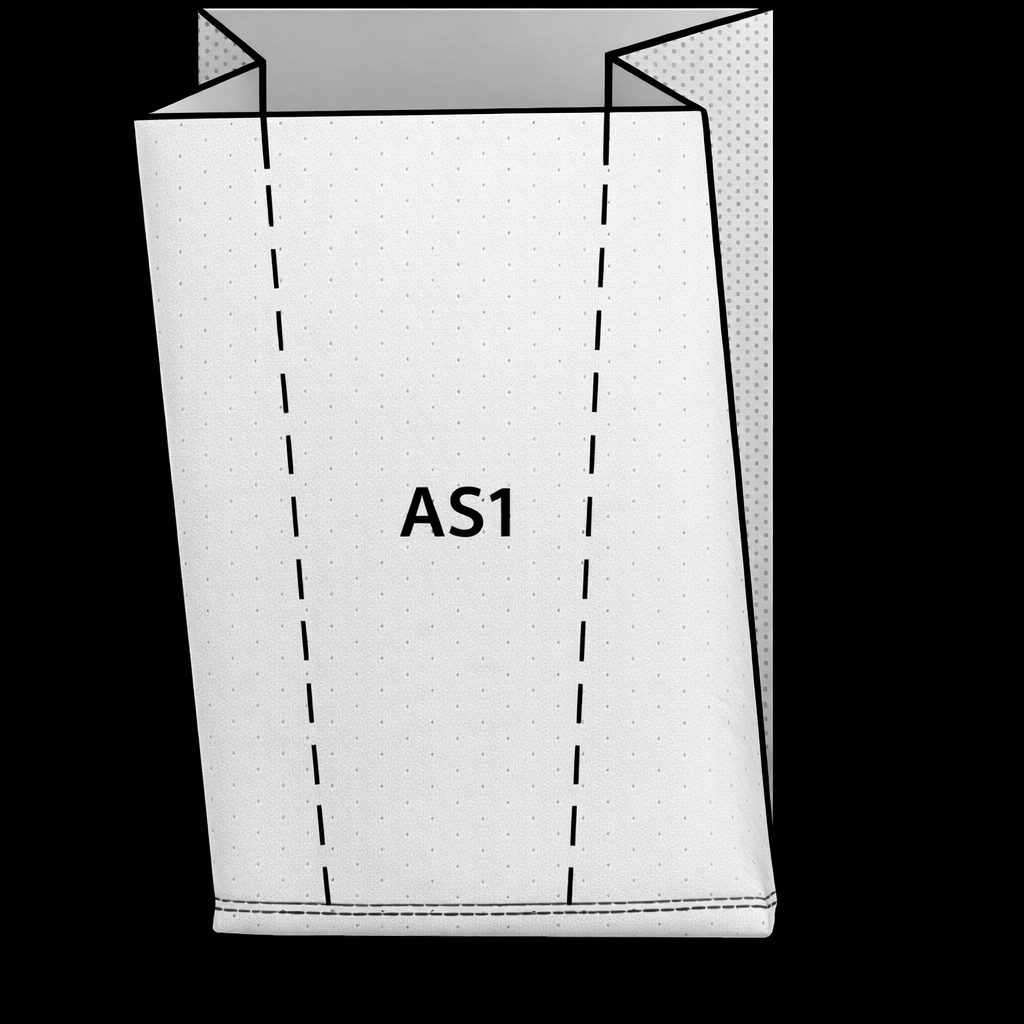 White laminated anti-skid bag with micro-perforations and antiskid print