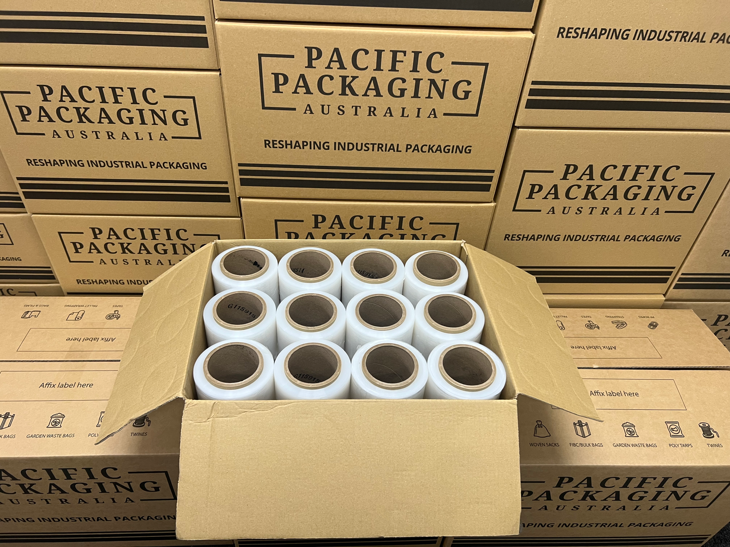 Bundling Film 100mm x 250m x 20um Clear ( 24 Rolls / Carton)