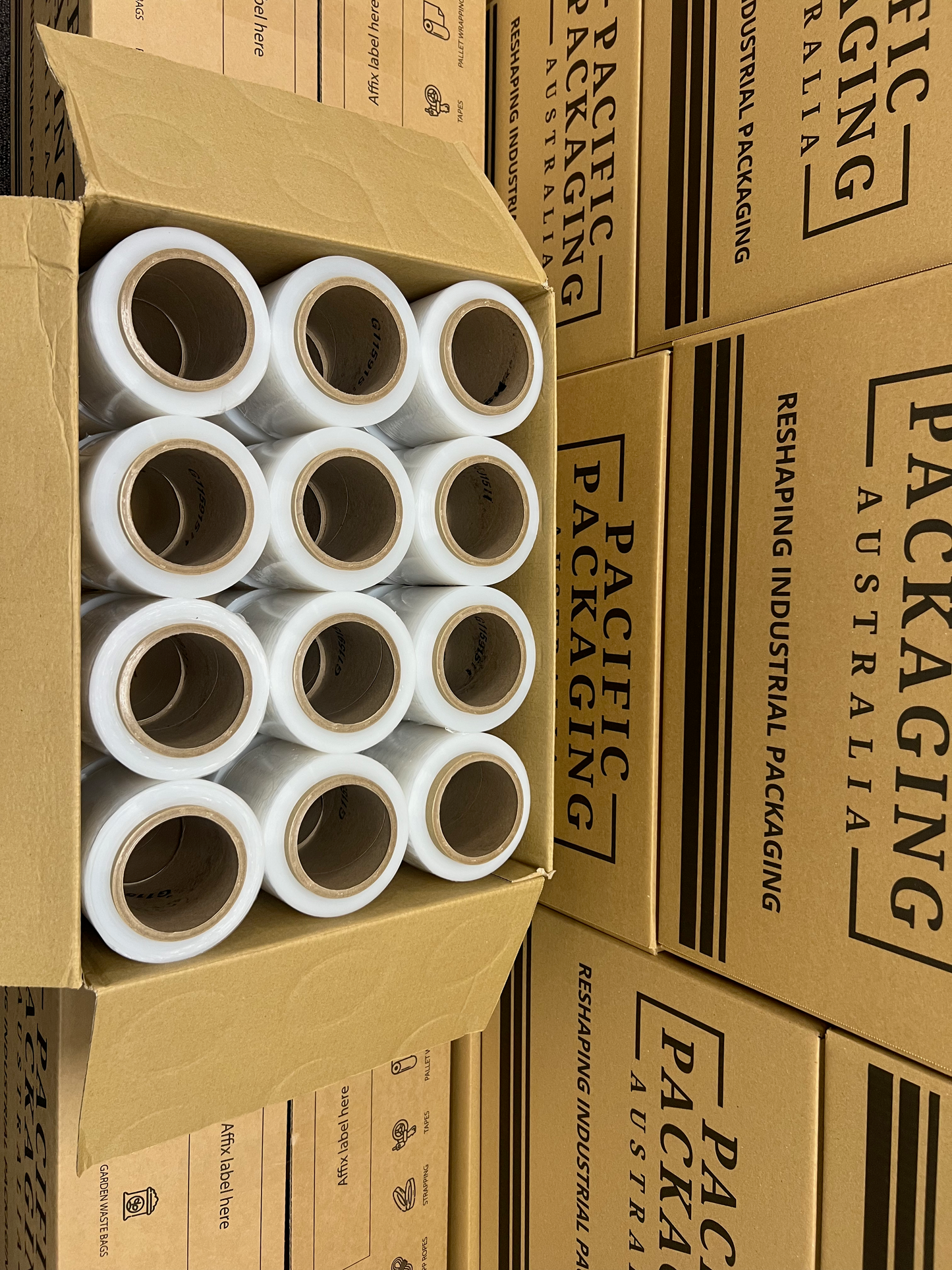 Bundling Film 100mm x 250m x 20um Clear ( 24 Rolls / Carton)