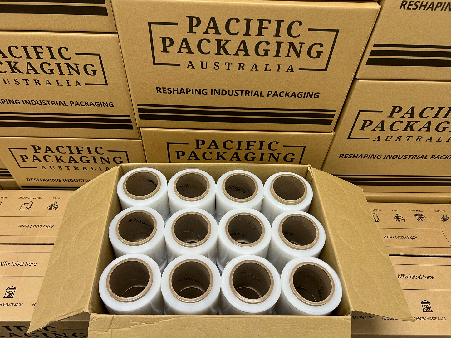 Bundling Film 100mm x 250m x 20um Clear ( 24 Rolls / Carton)