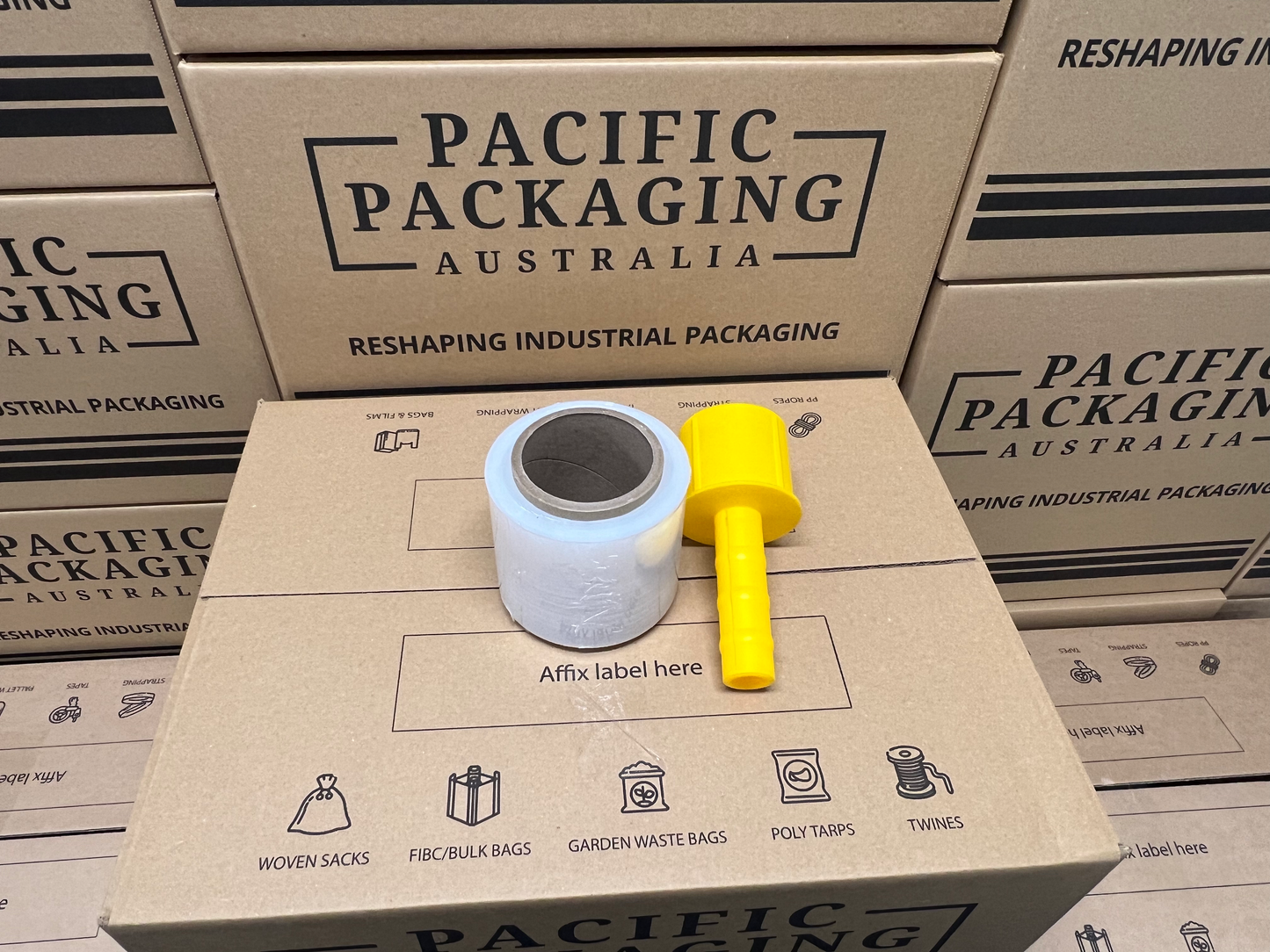 Bundling Film 100mm x 250m x 20um Clear ( 24 Rolls / Carton)