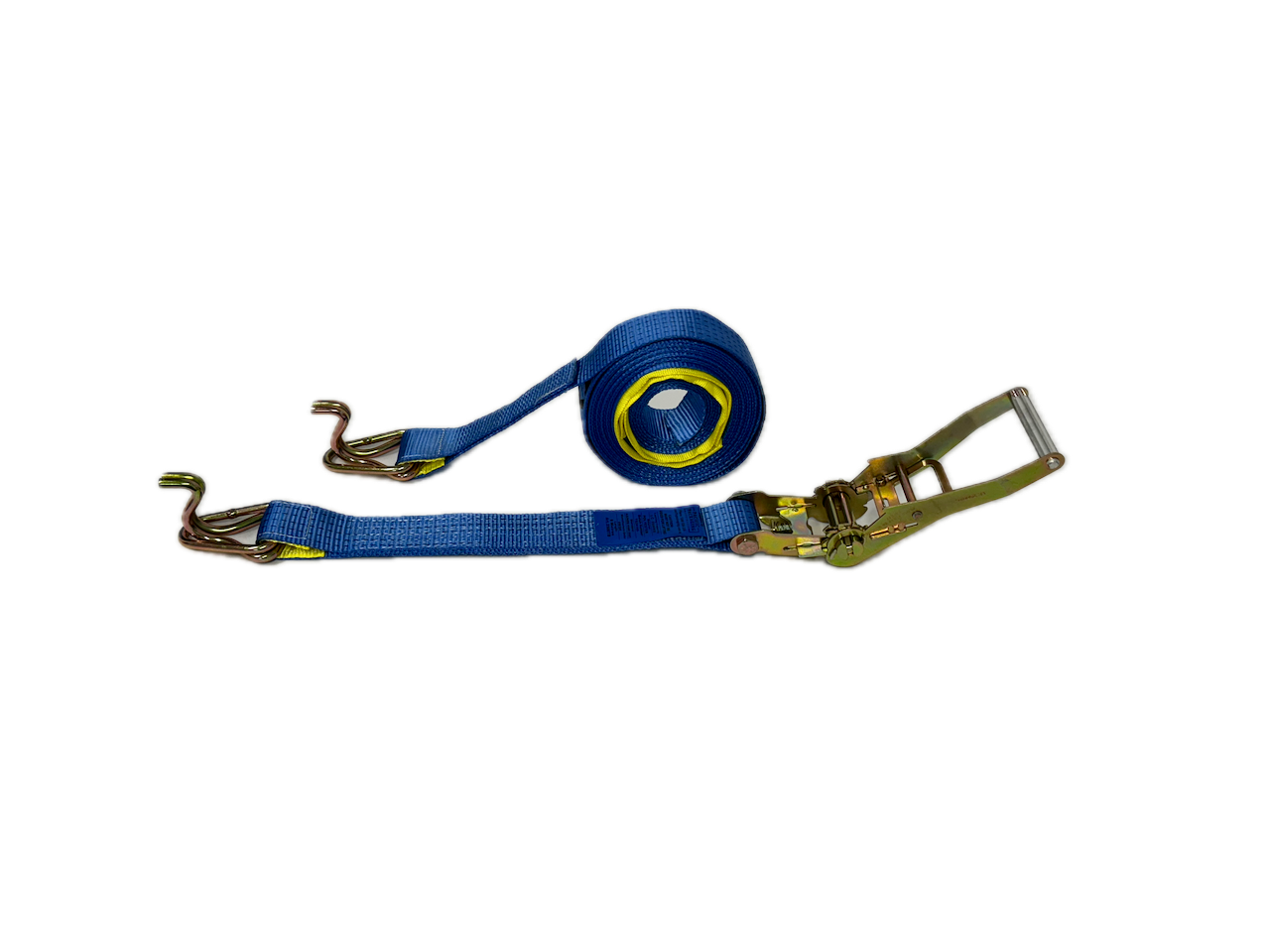 Heavy Duty Ratchet Tie Down Kit with Hook and Keeper - 50mm x 9m - LC 2500kg - Blue Pack of 5