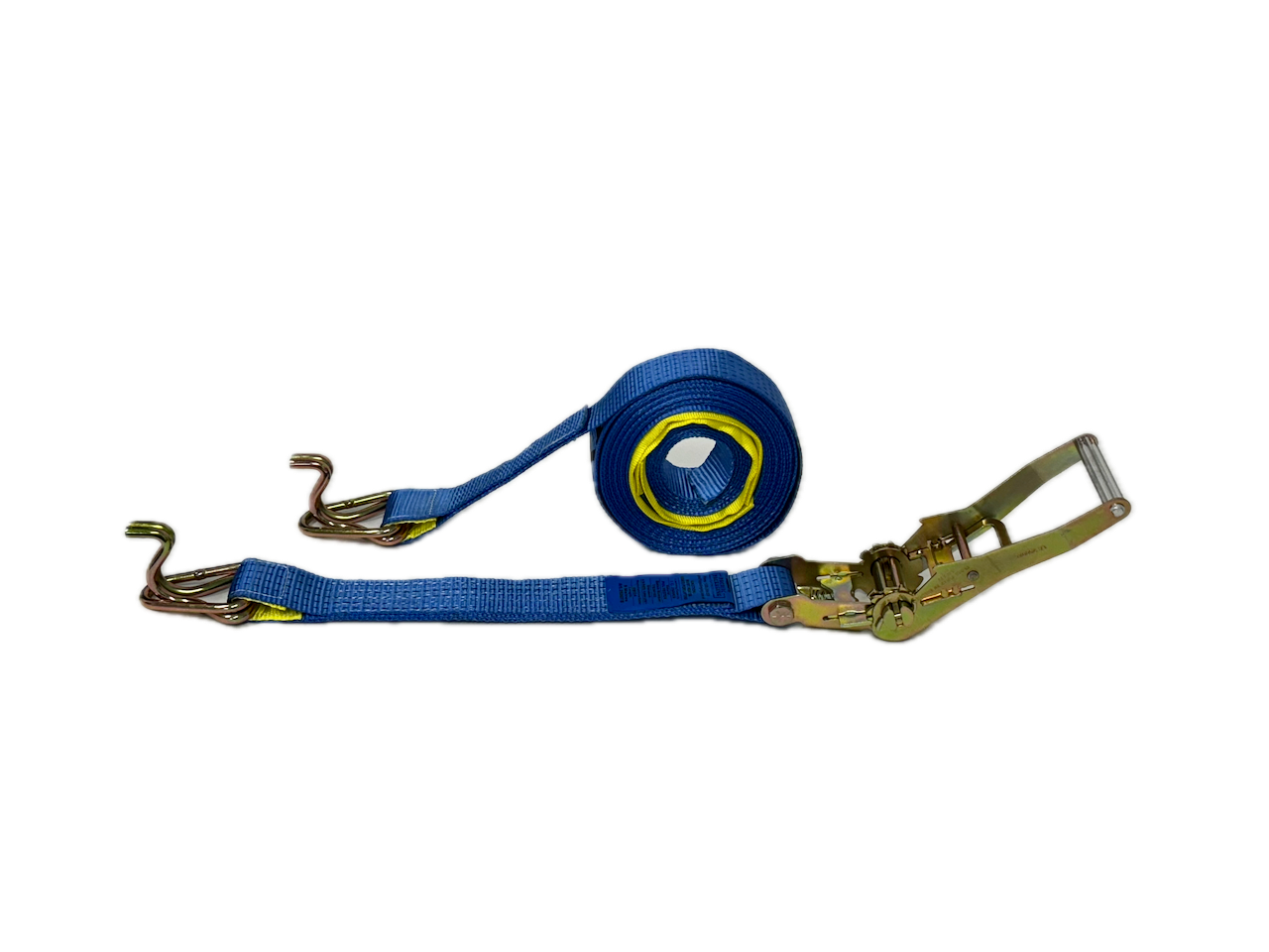 Heavy Duty Ratchet Tie Down Kit with Hook and Keeper - 50mm x 9m - LC 2500kg - Blue Pack of 5