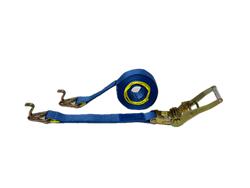 Heavy Duty Ratchet Tie Down Kit with Hook and Keeper - 50mm x 9m - LC 2500kg - Blue Pack of 5