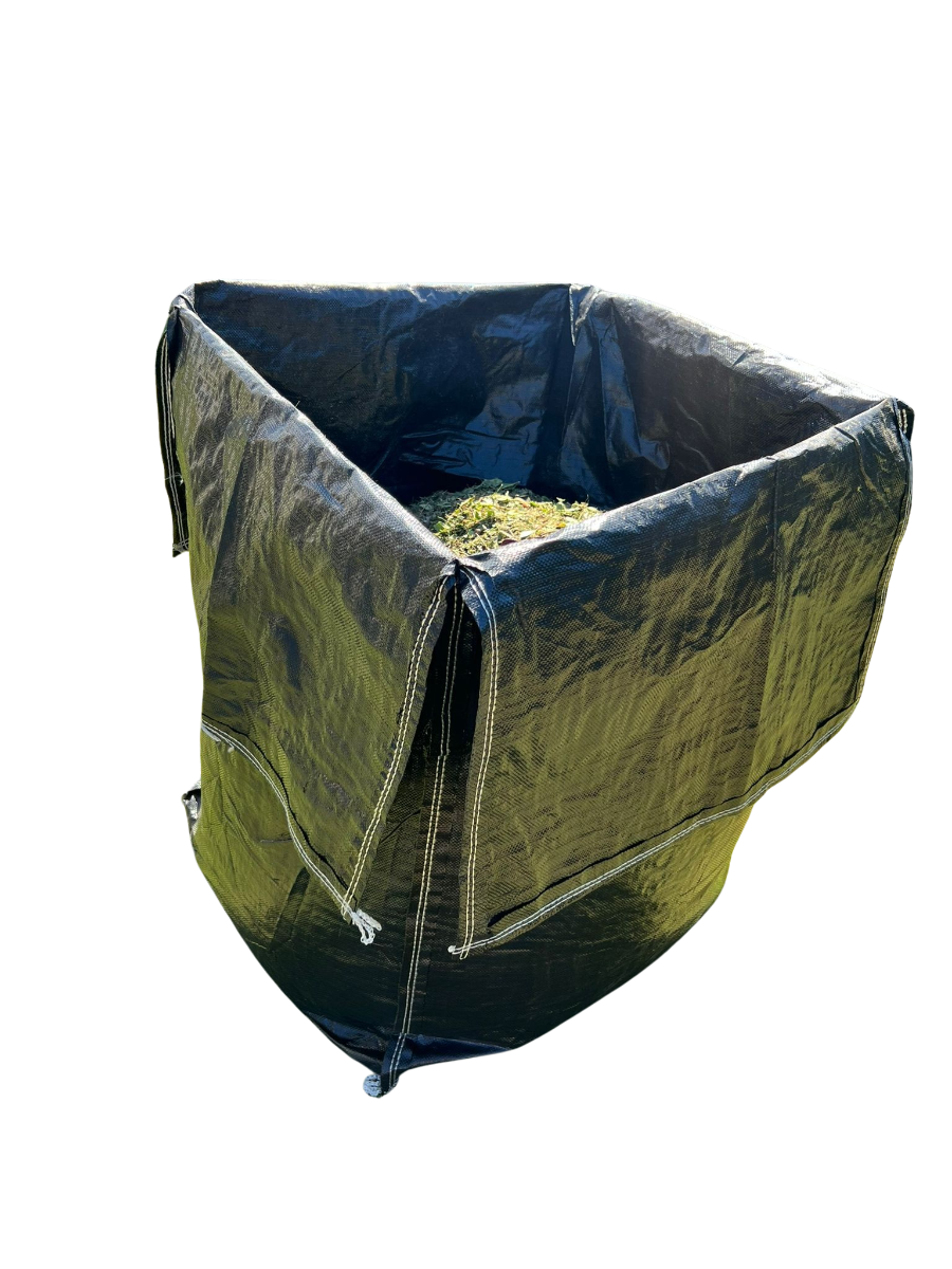 HDPE Black Garden Bag - 70 x 70 x 98 + 46 CM