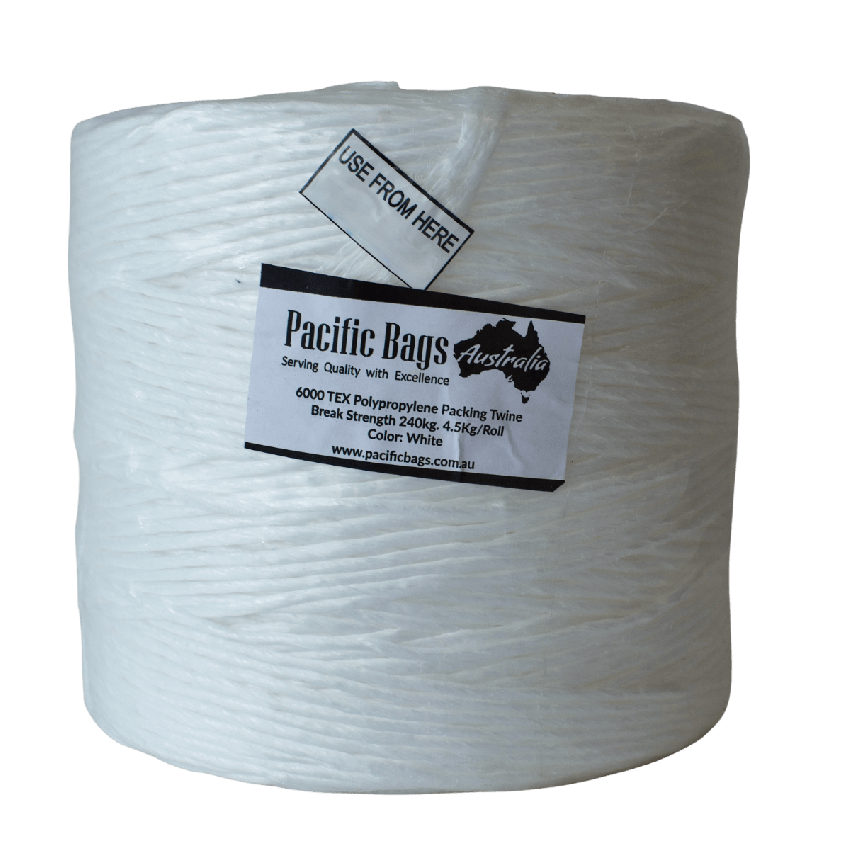 Poly Bale White Twine - 6000 TEX - Break Strength 240 KG