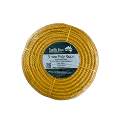 Yellow Polypropylene Rope 8mm x 250m