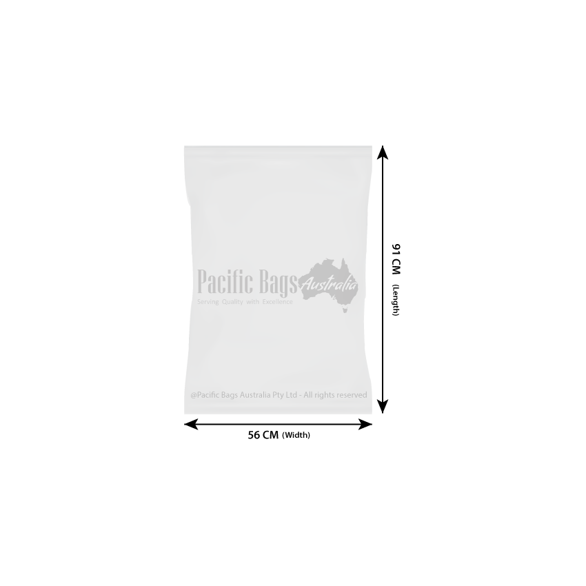 Woven Polypropylene - Transparent Medium Bag - 56 x 91 CM