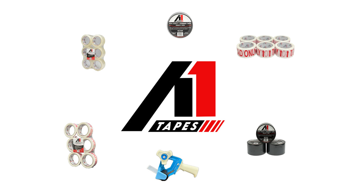 A1 Tapes Video Guide: Packaging, Warning and Duct Tapes