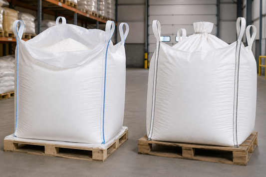 Food grade bulk bags and standard FIBC bulk bags for industrial and food packaging applications