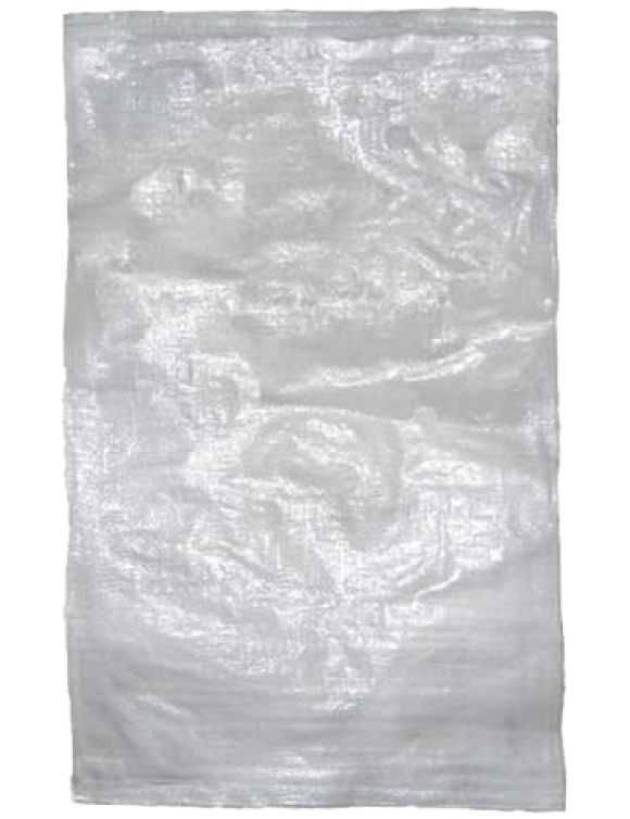 Transparent bags in various sizes and styles with visible contents.