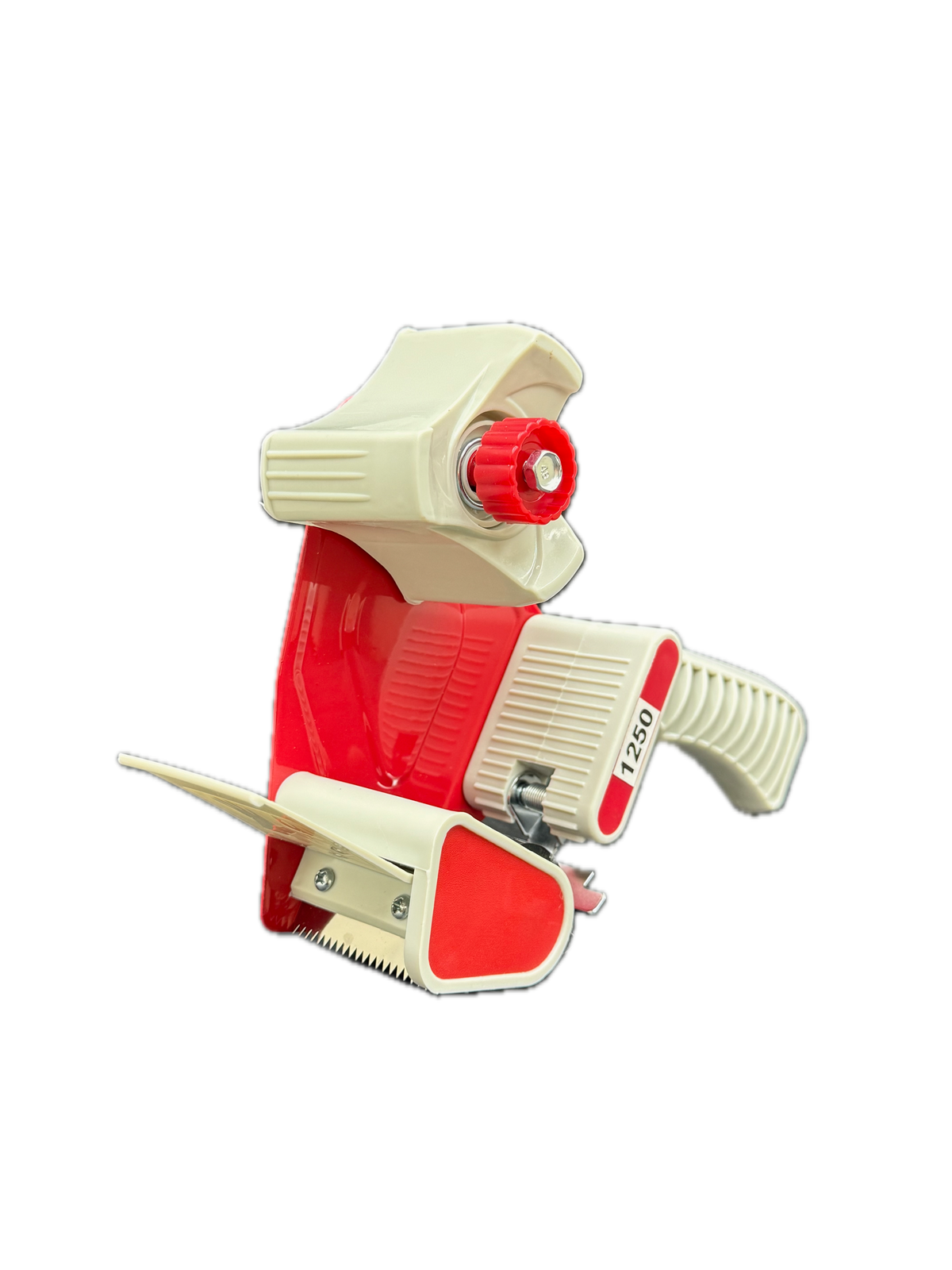 Assorted tapes and dispensers for packaging and sealing.