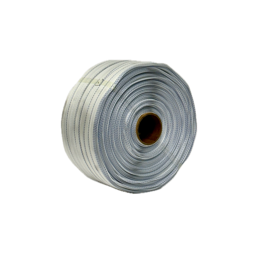 Heavy-duty polywoven strapping rolls and bundles
