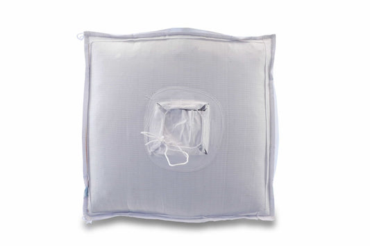 1.0 Tonne - Spout Top Spout Bottom - Liner Bulk Bag - 90 x 90 x 90 cm