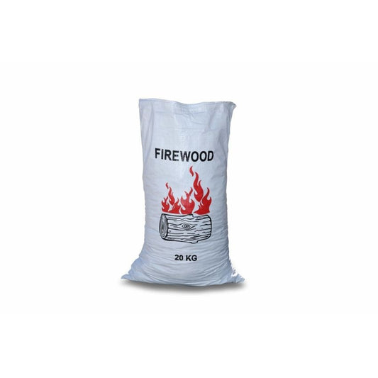 Woven Polypropylene - Printed Transparent Sides Firewood Bag 56 x 91 CM