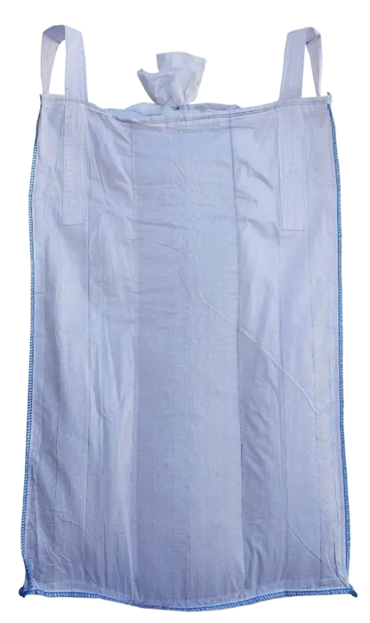 Baffle bulk bag with spout top and bottom, shown from side angle, with visible stitching and folded fabric.