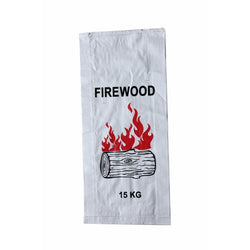 Woven Polypropylene - Printed Firewood Bags - (37 CM +10 CM) X 80 CM