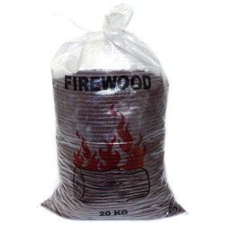 Woven Polypropylene - Printed Transparent Firewood Bag 56 x 91 CM