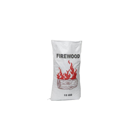 Woven Polypropylene Printed Firewood Bags (37 CM +10 CM) X 80