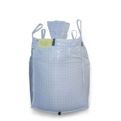 1.5 Tonne - Conductive Spout Top Spout Bottom - Bulk Bag - 92 x 92 x 120 CM