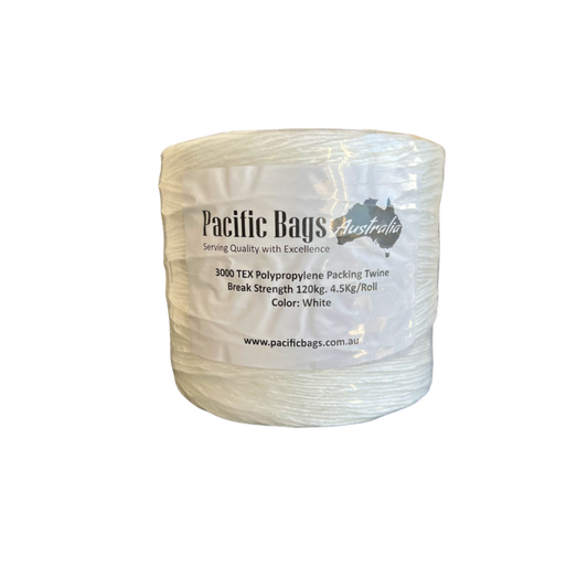 Poly Bale White Twine - 3000 TEX - Break Strength 120 KG