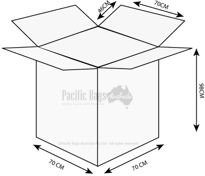 Woven Polypropylene - Wool Pack - 70 x 70 x 98 + 46 CM