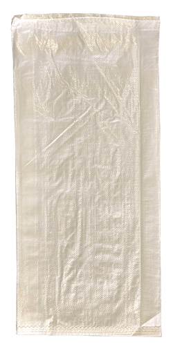 Woven Polypropylene - Transparent Gusseted Feed Bag - (37 CM +10 CM) x 80 CM