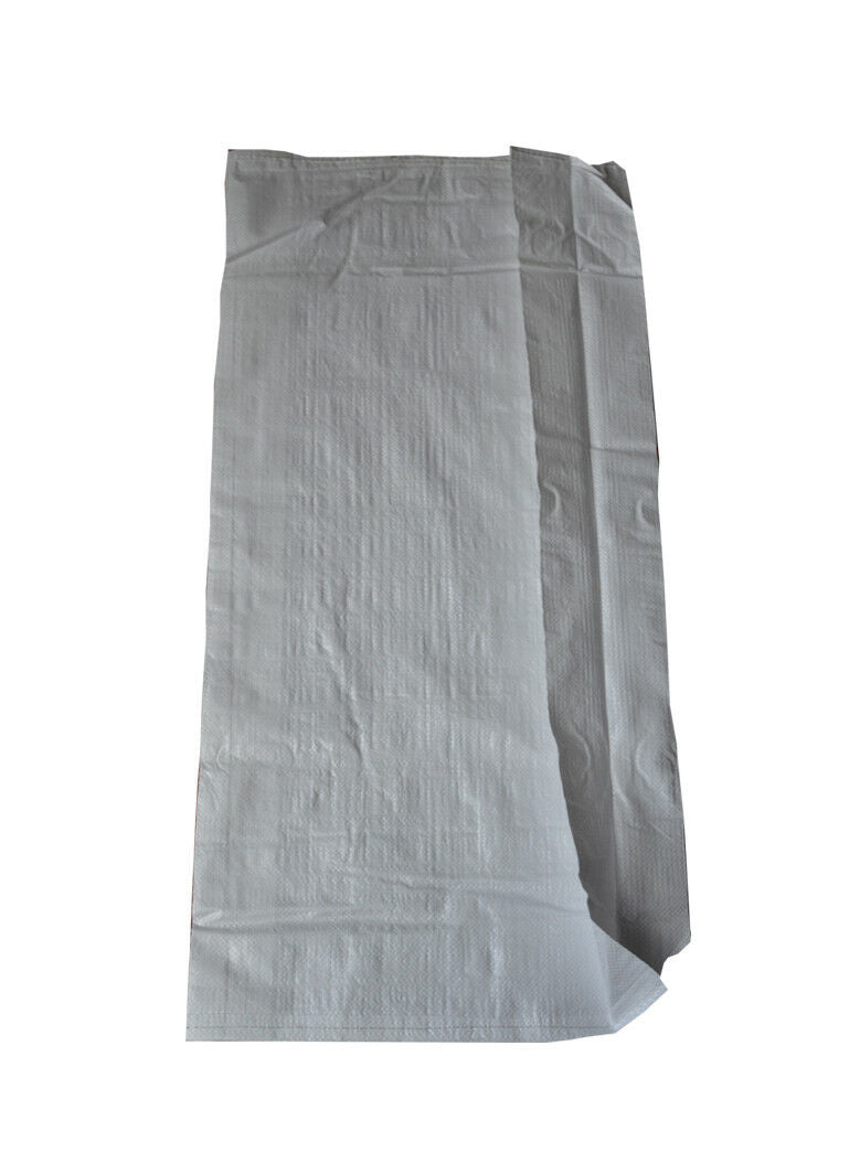Woven Polypropylene - White Feed/Sand Bag - (37 CM +10 CM) x 80 CM