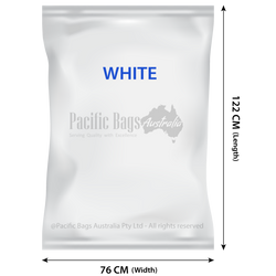 Woven Polypropylene - Chaff Bag Red Stripe - 76 CM x 122 CM