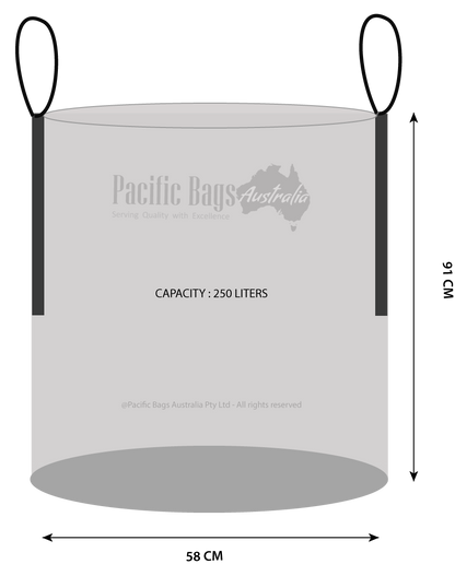 185 Litres - Woven Polypropylene - Multipurpose Heavy Duty Garden Recycling Handy Bag