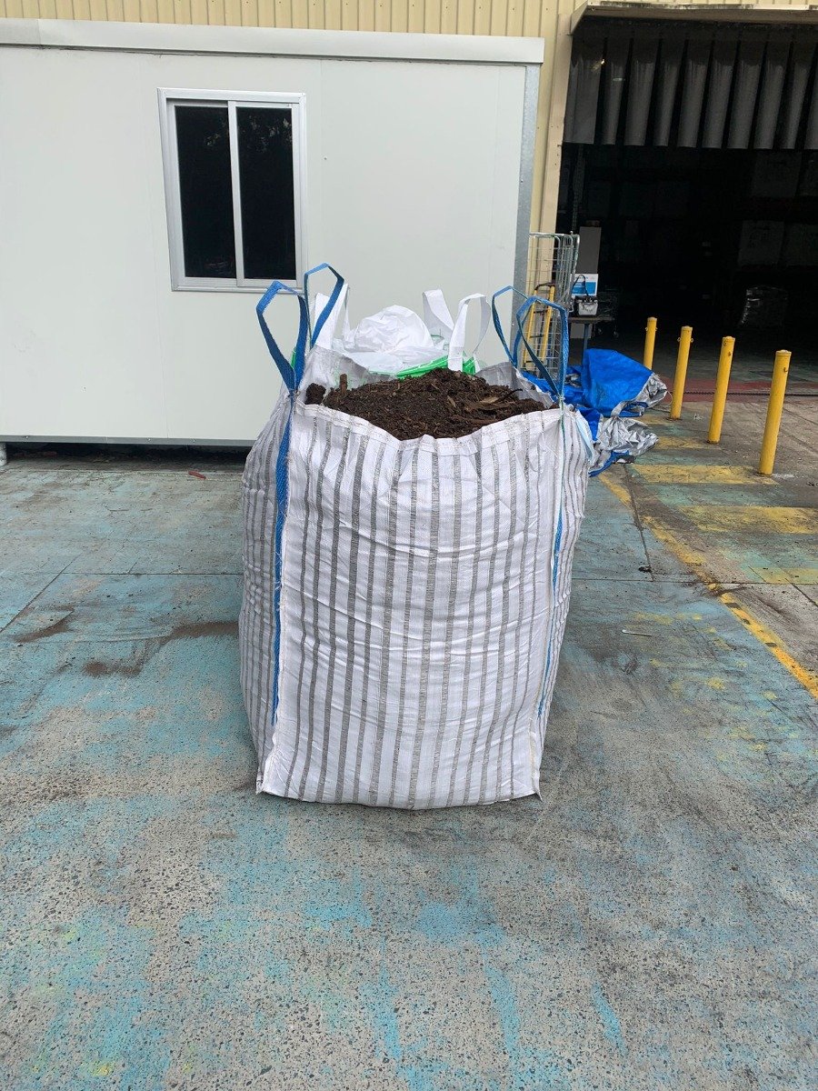 1.0 Tonne - U Panel - Open Top Closed Bottom - Ventilated Bulk Bag - 90 x 90 x 100 CM
