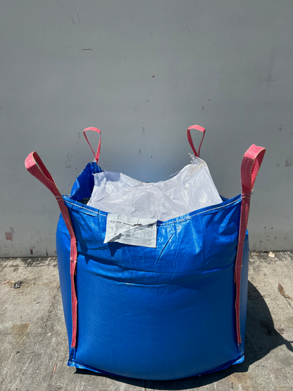 U Panel Bulk Bag 100x100x100cm, 1500kg SWL, Flap Top, Closed Bottom, Blue