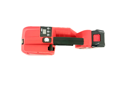 KM06431A battery-powered strapping machine, top view