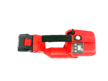 KM06431A battery-powered strapping machine, side view