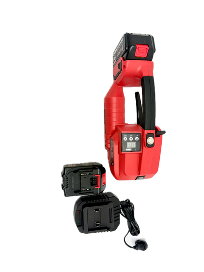KM06431A battery-powered strapping machine with battery and charger