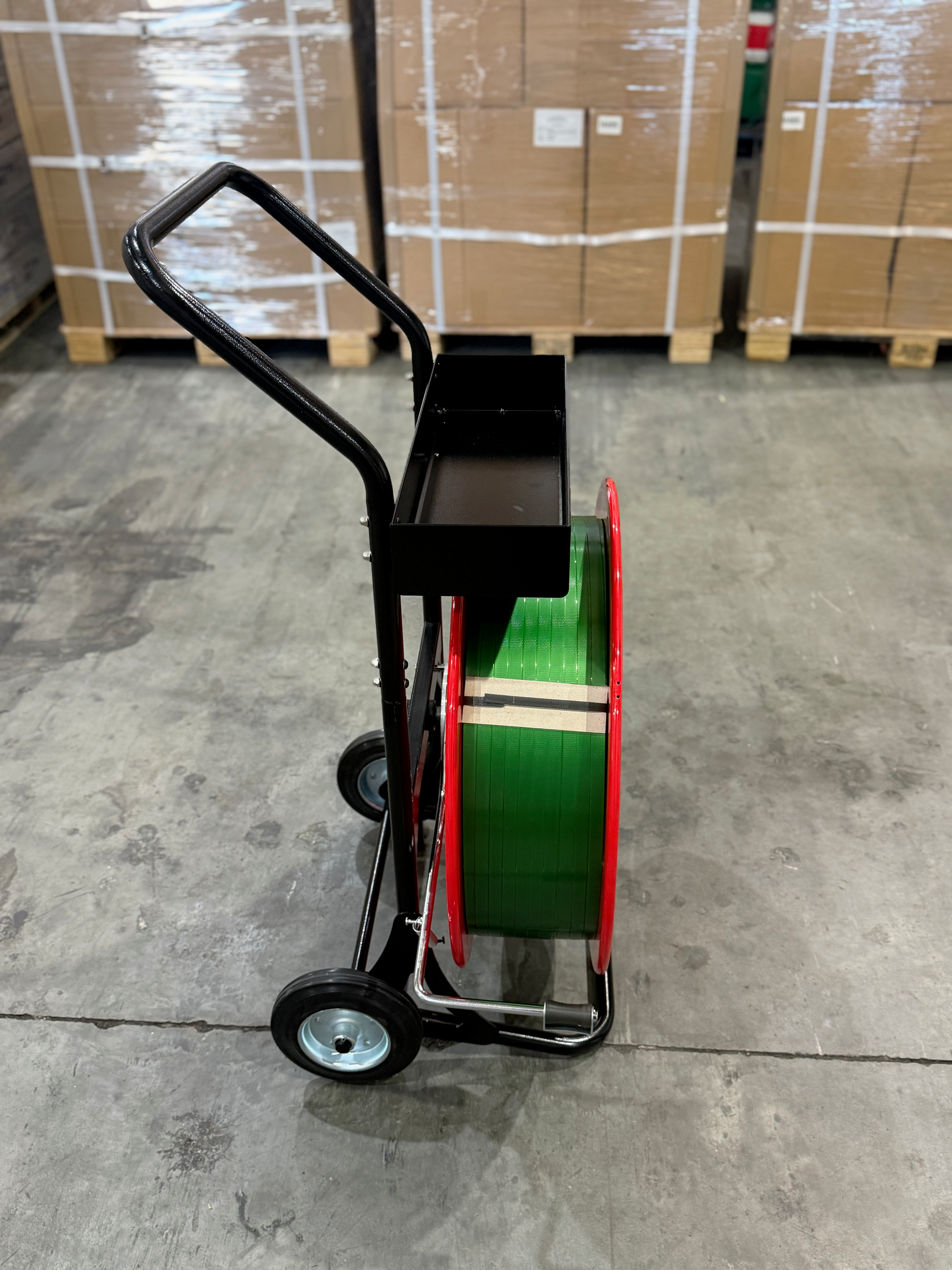406mm polyester strapping — smooth — pallet securing