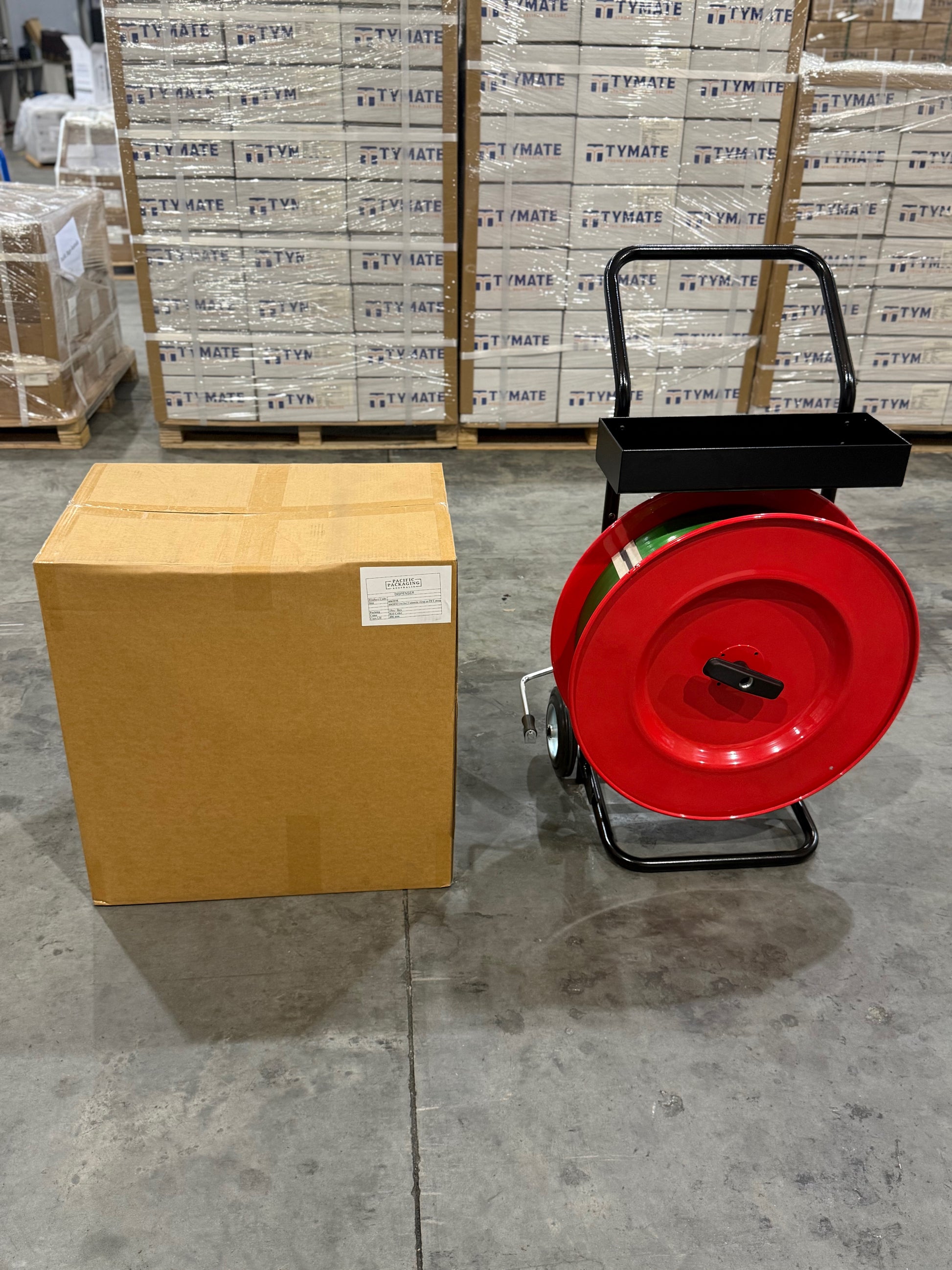 406mm polyester strapping — smooth — pallet securing