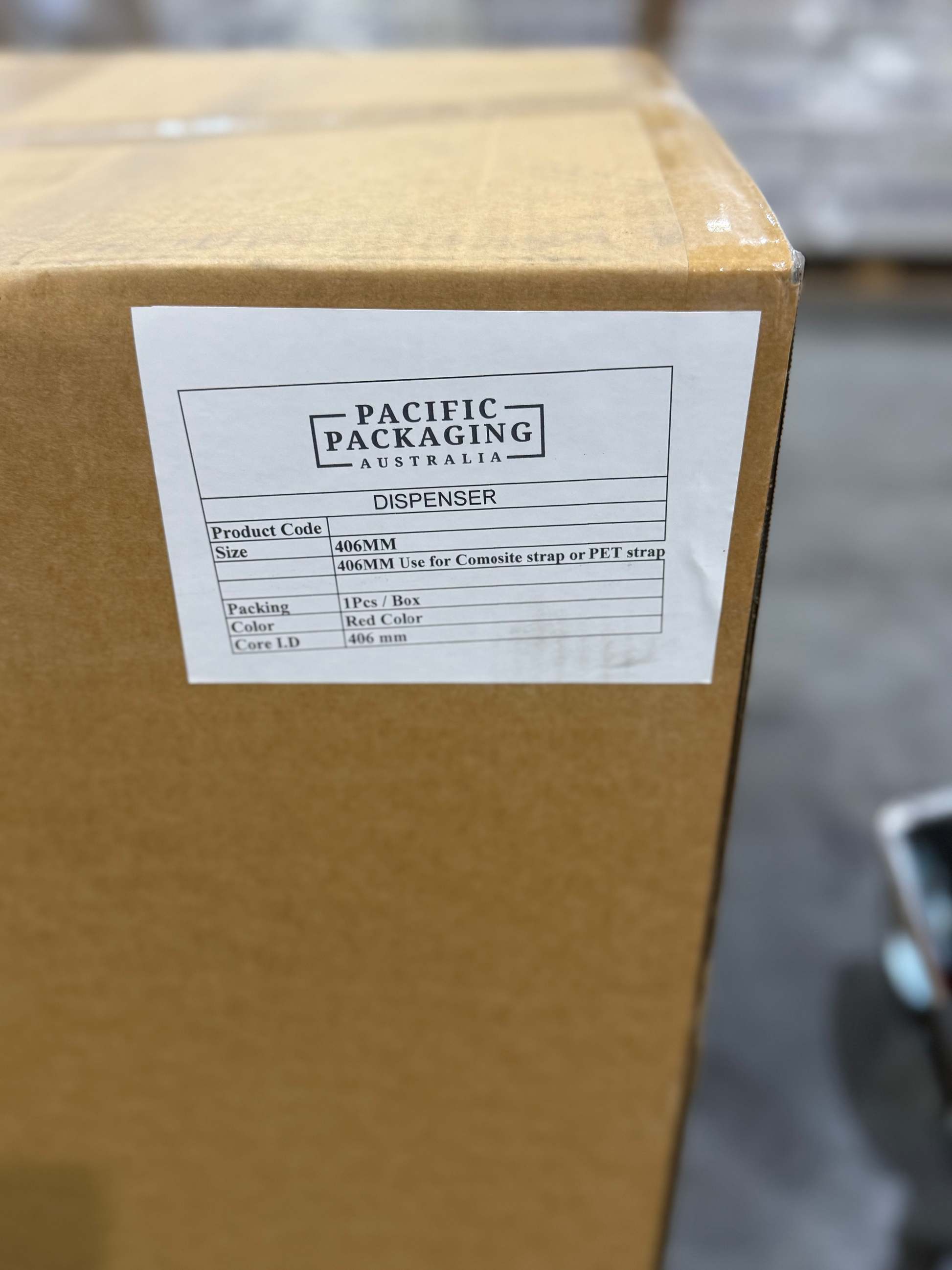 406mm polyester strapping — smooth — pallet securing