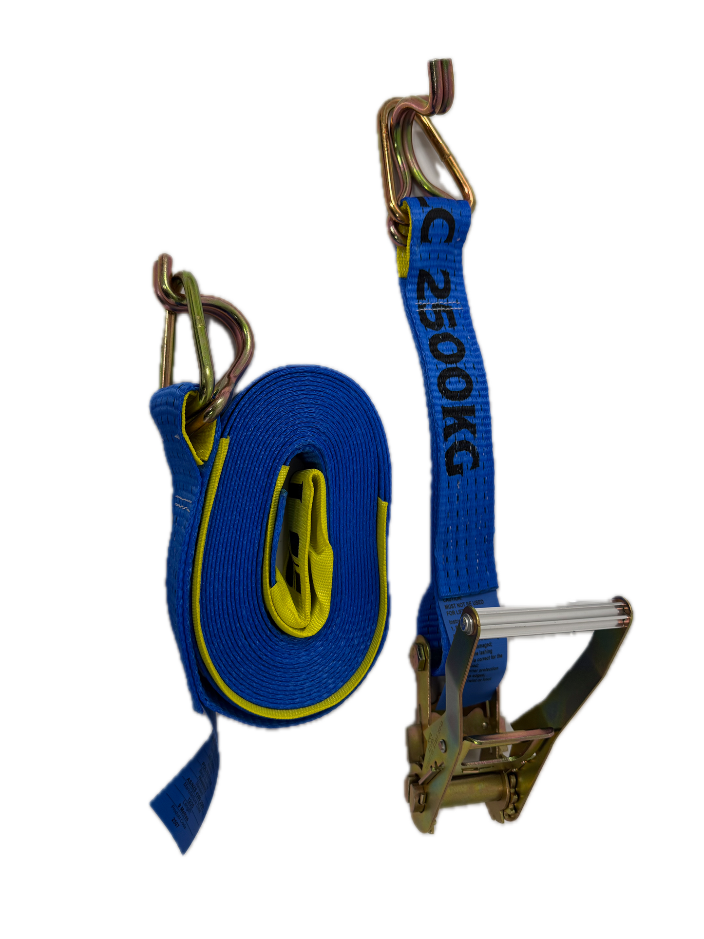 9m Ratchet Tie Down 50mm 2500kg LC | TYMATE Blue