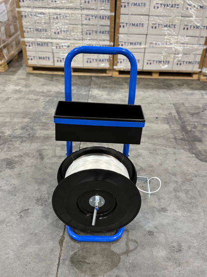 200mm polyester strapping — smooth — pallet securing